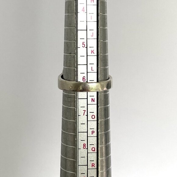 Sterling Silver 925 HAN Thai Oval Amethyst 1" Large Marcasite Ring Sz 6.25 - Picture 9 of 16